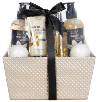 Thumbnail 1: FREIDA + JOE 7 Pc Warm Vanilla Bath Gift Set 