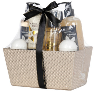 Thumbnail 2: FREIDA + JOE 7 Pc Warm Vanilla Bath Gift Set 