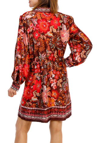 Thumbnail 3: Cece Women's Button Up Tie Waist Mini Dress 
