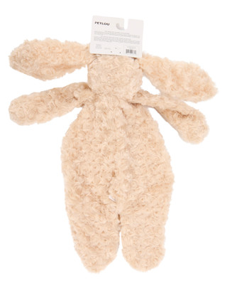 Thumbnail 2: Petlou 19 in Floppy Rabbit Crinkle Dog Toy 