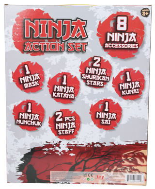 Thumbnail 3: Brooklyn Lollipop 8 Pc Kids Ninja Action Set 