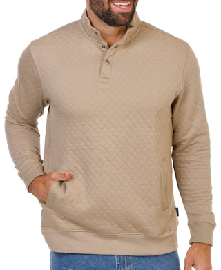 Thumbnail 1: IZOD Men's Quilted Pullover Jacket  
