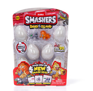 Thumbnail 1: Zuru 8 Pc Smashers Dino Island Surprise Pack 
