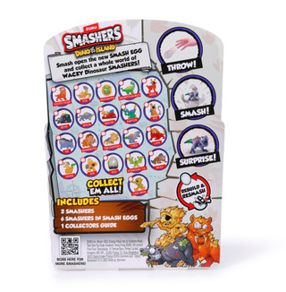 Thumbnail 2: Zuru 8 Pc Smashers Dino Island Surprise Pack 