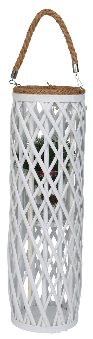 Thumbnail 2: Magical Season 22 in Rattan Christmas Lantern Decor with Ornaments 