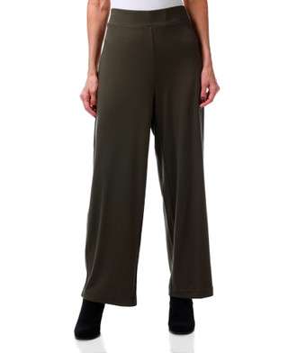 Thumbnail 2: JONES NEW YORK Women's 2 Pc Quarter Zip Top & Wide Leg Pants Set 