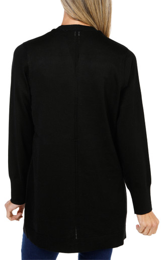 Thumbnail 2: Cyrus Women's Open Front 2 Pocket Cardigan with Button Details 