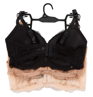Thumbnail 2: International Intimates Women's 3 Pk Lightly Padded Bras  