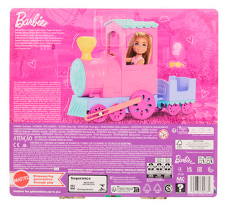 Thumbnail 2: Mattel Barbie Day At The Fair Play Set with Chelsea Carnival Train 