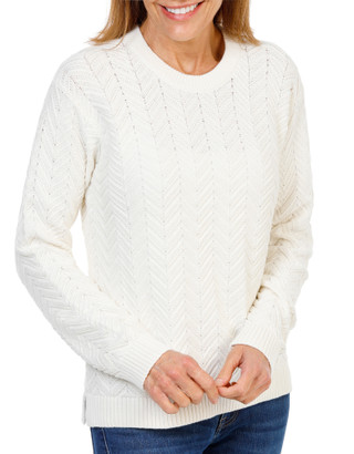 Thumbnail 1: Southern Tide Women's Chevron Knit Pullover Sweater 