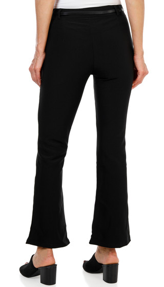 Thumbnail 2: Aerosoles Women's Petite Pull-On Bootcut Pants with Belt 