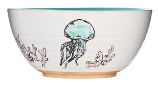 Thumbnail 1: Spectrum Designz Jellyfish Coastal Reef Bowl  
