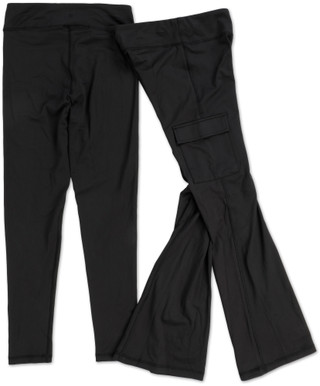 Thumbnail 2: Yogalicious Girls Active 2 Pk Crossover 2 Pocket Flare Leggings 