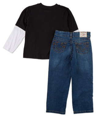 Thumbnail 2: True Religion Little Boys 2 Pc Pants Set  