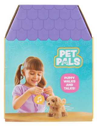 Thumbnail 2: Pet Pals Plush Walking Talking Pet Pal Dog with Bone 