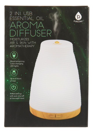 Thumbnail 2: Pursonic 2-in-1 USB Essential Oil Aroma Diffuser 