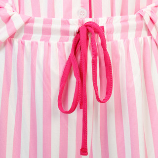 Thumbnail 2: Steve Madden Women's 2 Pc Soft Button Up Tie Waist Pajama Pants Set 