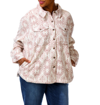 Thumbnail 4: Enlighten Women's Long Sleeve Sherpa Shacket 