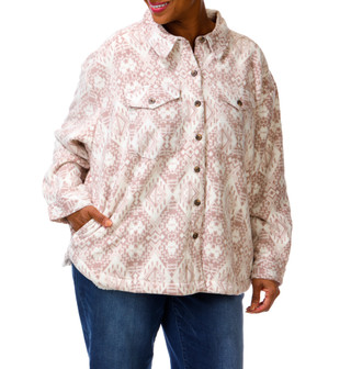 Thumbnail 1: Enlighten Women's Long Sleeve Sherpa Shacket 