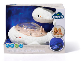 Thumbnail 1: CLOUD B  Light & Sound Tranquil Whale Family with Timer & Rattle 