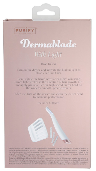 Thumbnail 3: Purify 6 Blade Dermablade w/ Light  