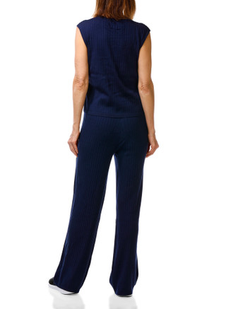Thumbnail 2: Express Women's 2 Pc Sleeveless Sweater Top & Wide Pants Set 