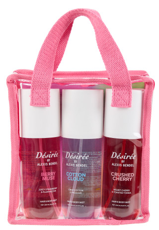 Thumbnail 1: Alexis Bendel Women's 3 Pk Hair & Body Mist Set & Bag 