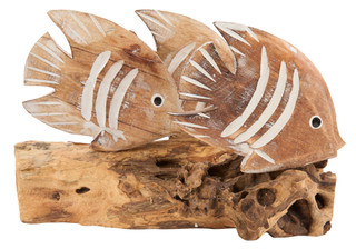 Thumbnail 2: Chesapeake Bay 11x8 Rustic Coastal Fish Wood Decor  