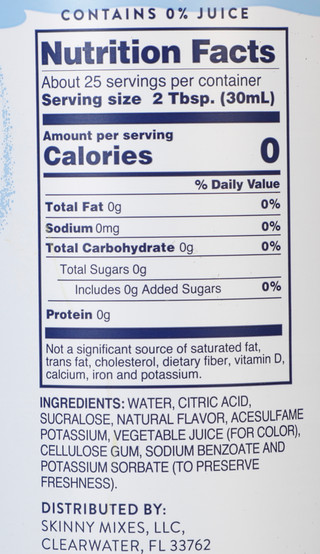 Thumbnail 2: Jordan's Skinny Mixes 25.4 oz Raspberry Syrup 