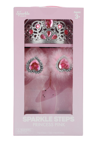 Thumbnail 1: Sparkle Stars Sparkle Steps Princess Shoes & Tiara w/ Earrings Playset  