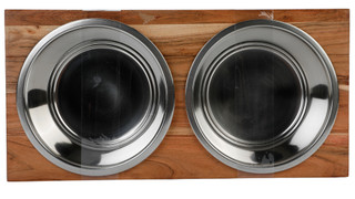 Thumbnail 2: Goofy Paws 7 in Elevated Double Dog Bowl Feeder Station 