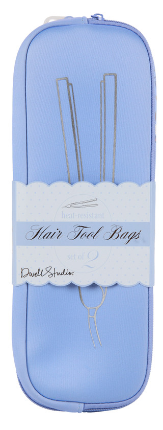Thumbnail 3: DWELL STUDIO 2 Pk Heat Resistant Hair Tool Bag Set 