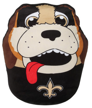 Thumbnail 1: NFL 13x15 New Orleans Saints Plushie Mascot Pillow 