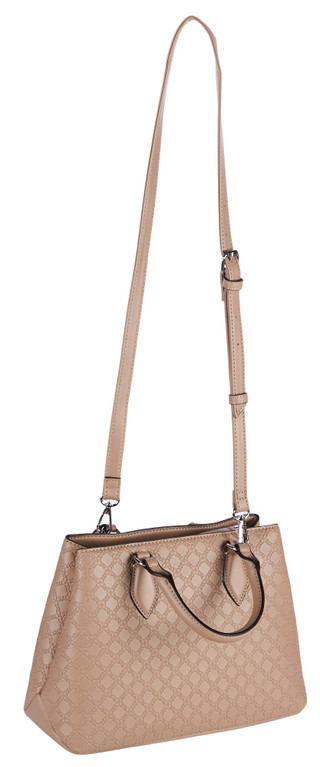 Thumbnail 4: NINE WEST Women's Lattice Embossed 2 Section Zip Cross Body with Strap 