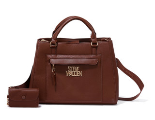 Thumbnail 1: Steve Madden Women's Pebbled Satchel Crossbody Bag w/ Small Wallet  