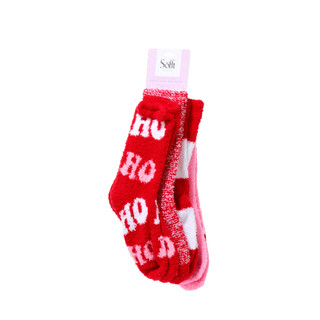 Thumbnail 2: Sofft Scents Women's 4 Pk Christmas Print Cozy Socks  