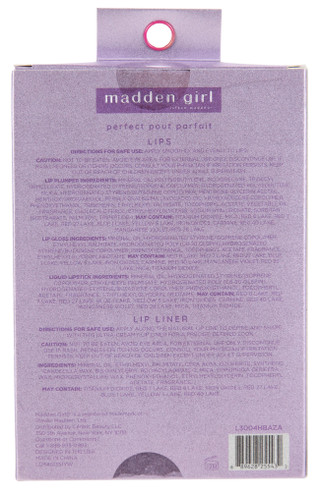 Thumbnail 2: Madden Girl 3 Pk Lip Liner, Lip Plumper, Liquid Lipstick & Lip Gloss  