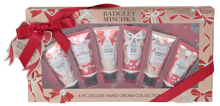 Thumbnail 1: BADGLEY MISCHKA 6 Pk Deluxe Hand Cream Christmas Gift Set 