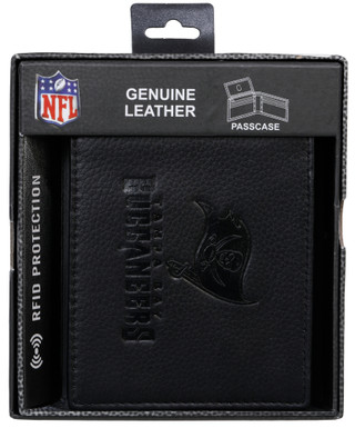 Thumbnail 1: NFL Genuine Leather RFID Debossed Tampa Bay Buccaneers Wallet 