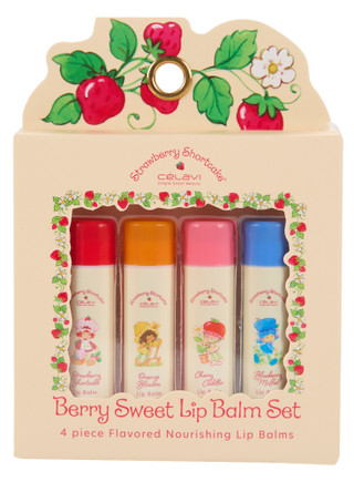 Thumbnail 1: CELAVI 4 Pk Berry Sweet Flavored Nourishing Lip Balm Set 