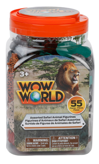Thumbnail 1: NKOK 55 Pc Assorted Safari Animal Figurines 