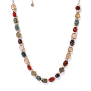 Thumbnail 1: C&C California Multi-Stone Gold Necklace 