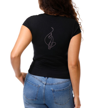 Thumbnail 3: Baby Phat Juniors Rhinestone I Love Baby Phat Tee 