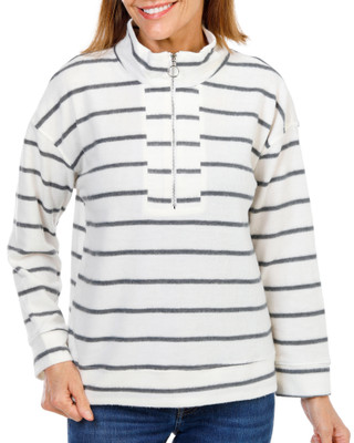 Thumbnail 1: Anneliese Women's Quarter Zip Super Soft Top 