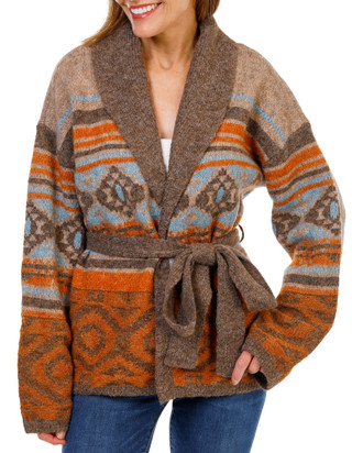 Thumbnail 1: Lucky Brand Women's Open Tie Front Wool Cardigan 