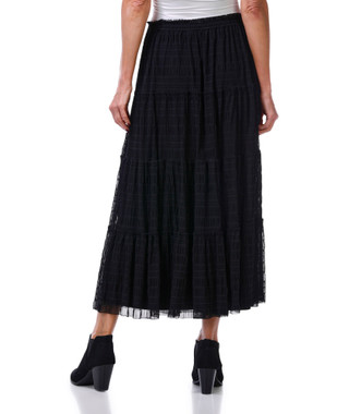 Thumbnail 2: MAX STUDIO Women's Mesh Maxi Skirt 