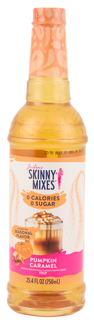 Thumbnail 1: Jordan's Skinny Mixes 25.4 oz Pumpkin Caramel Skinny Syrup 