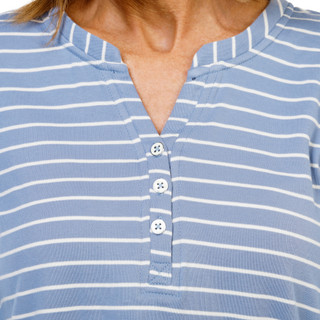 Thumbnail 2: Lands End Women's 3/4 Sleeve Henley Top  