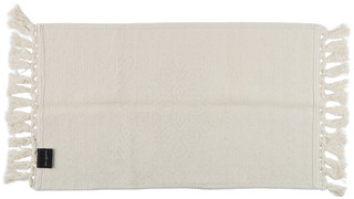 Thumbnail 2: French Connection 20x34 Nellore Fringe Cotton Bath Rug 