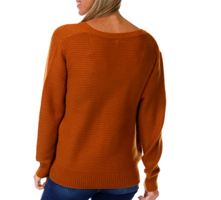 Thumbnail 1: Spartina 449 Women's Long Sleeve Ribbed V-Neck Sweater 